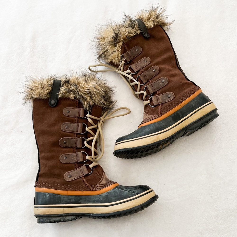 Sorel Women's Brown Joan Of Arctic Boot in Tobacco - Picture 6 of 12